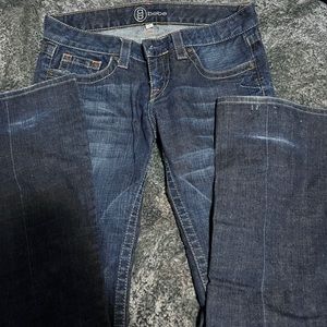 flared bebe jeans